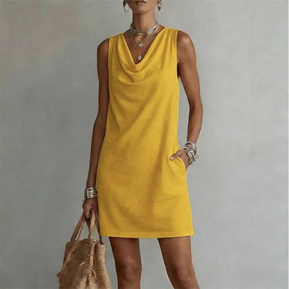 Carmen | Vestido Corto Liso