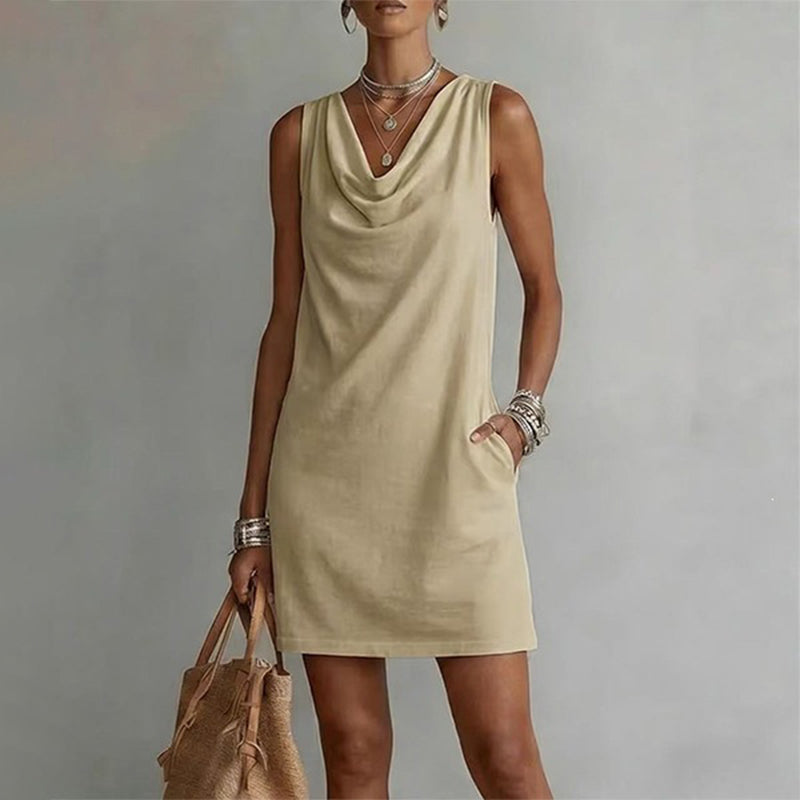 Carmen | Vestido Corto Liso