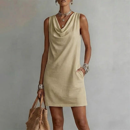 Carmen | Vestido Corto Liso