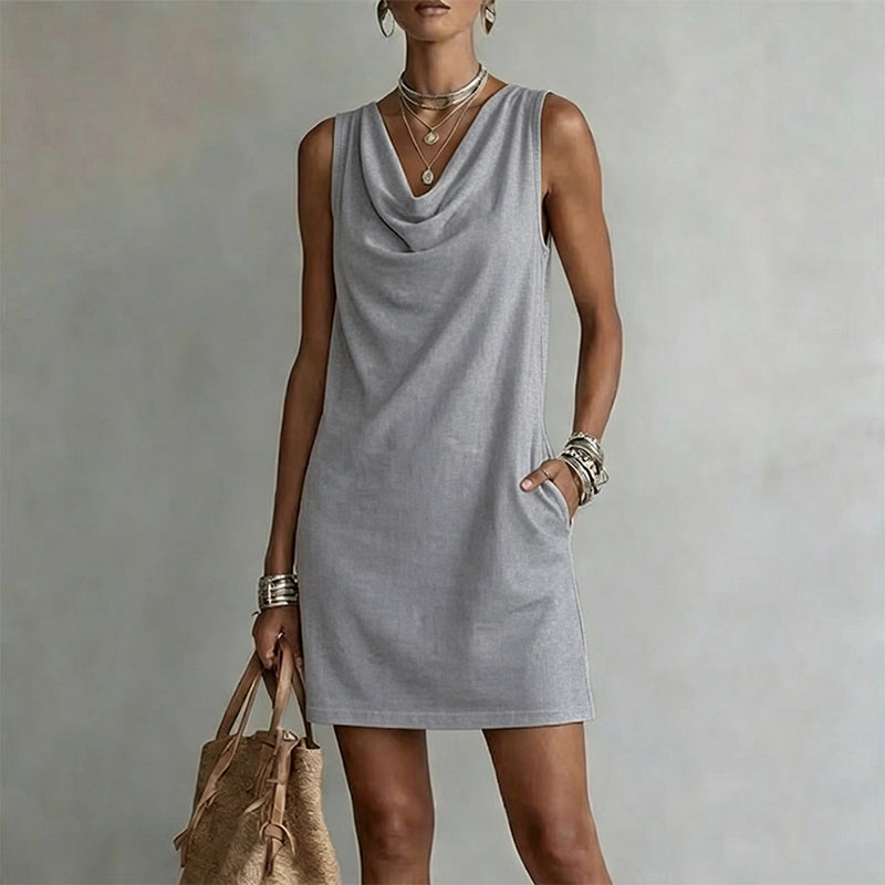 Carmen | Vestido Corto Liso