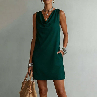 Carmen | Vestido Corto Liso