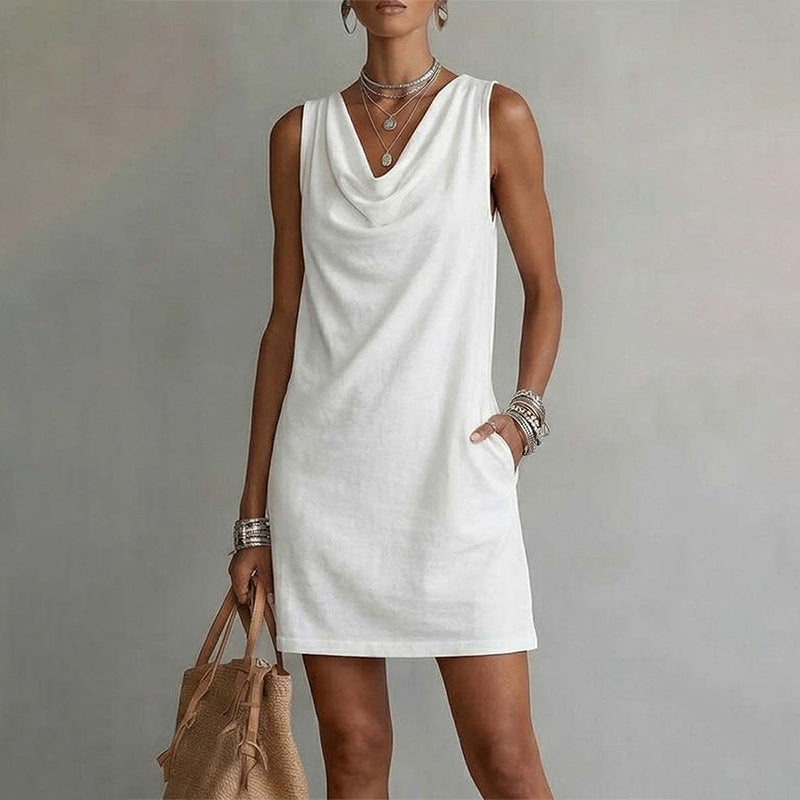 Carmen | Vestido Corto Liso