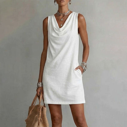 Carmen | Vestido Corto Liso