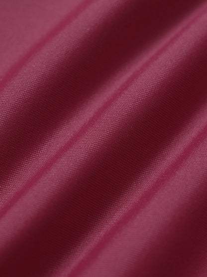 Bikini Inferior O-Ring Rojo Vino ECONYL®