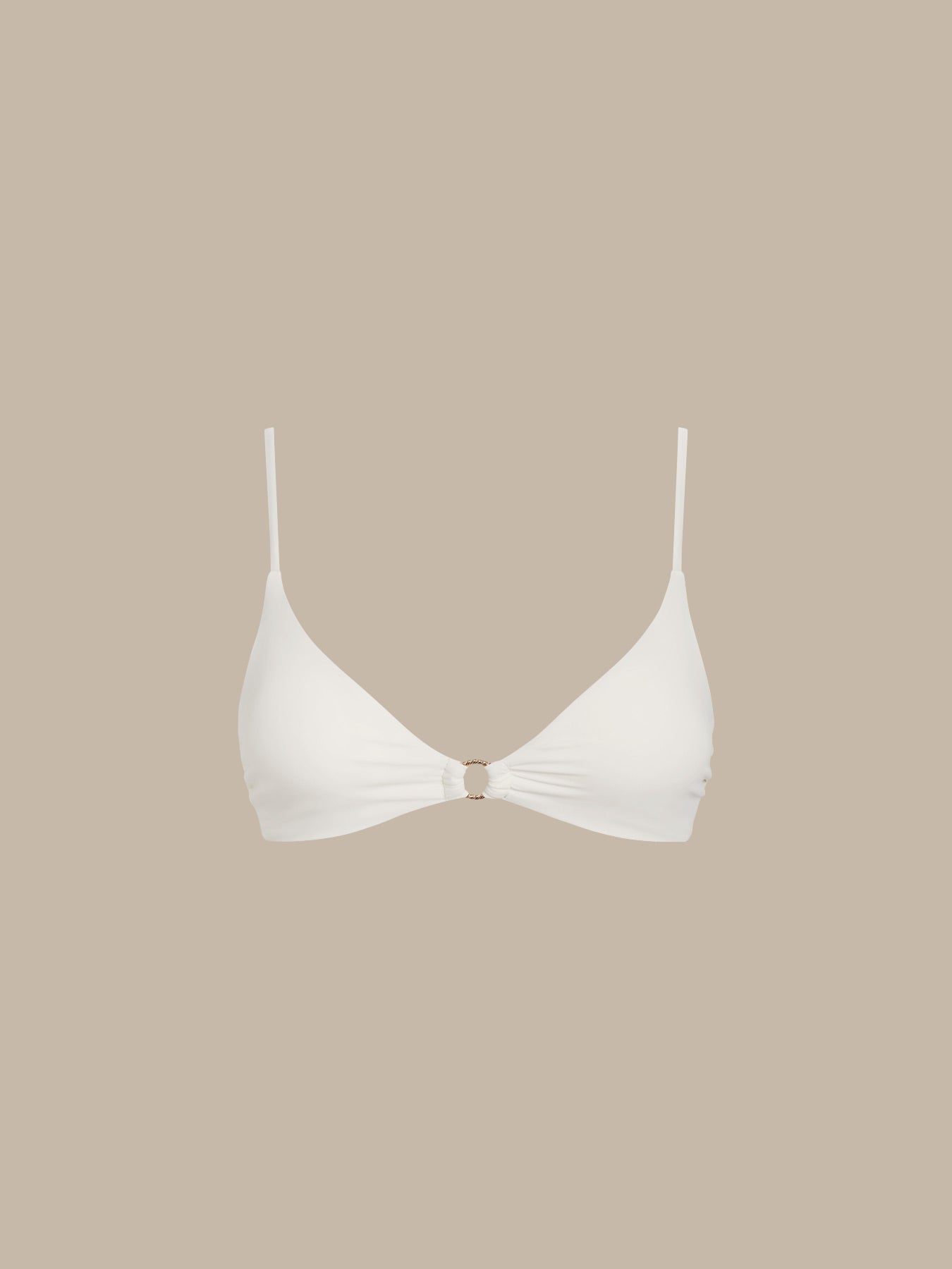 Bikini Top O-Ring Blanco ECONYL®