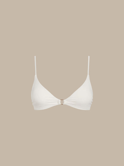 Bikini Top O-Ring Blanco ECONYL®