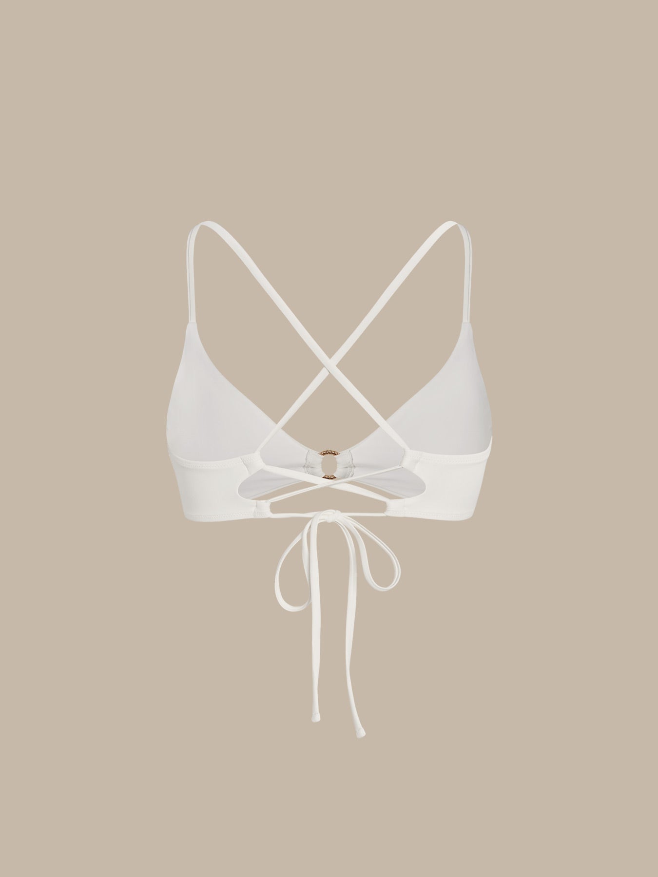 Bikini Top O-Ring Blanco ECONYL®