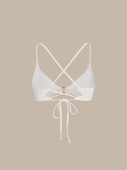 Bikini Top O-Ring Blanco ECONYL®
